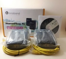 Innoband HomePlug AV 200 Mbps Starter Kit New Powerline Ethernet Adapter 2 Pcs