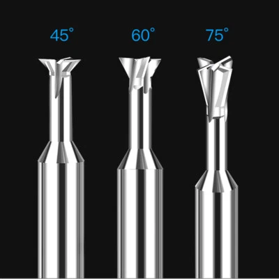 45° 60° 75° VHM Schwalbenschwanzfräser Winkelfräser Dovetail Milling Cutter