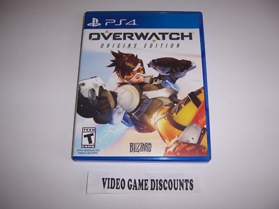 Original Box Case Replacement Sony PlayStation 4 PS4 OVERWATCH