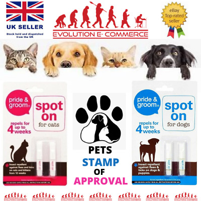 Buy Spot On Flea And Tick Dog Puppy Small Dog Cat Kitten Treatment Pet Home Bed Room