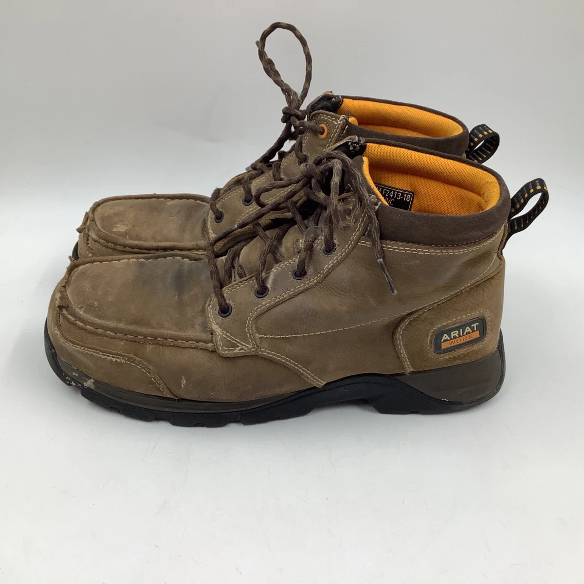 Ariat mens 9.5EE edge LTE dark brown bantam weight chukka round