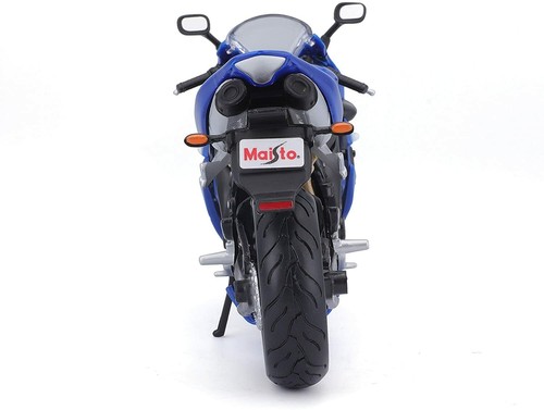 Maisto - Modelo Moto - Yamaha YZF-R1 (Azul, Escala 1:12) Miniatura Modelo - Imagen 3 de 4