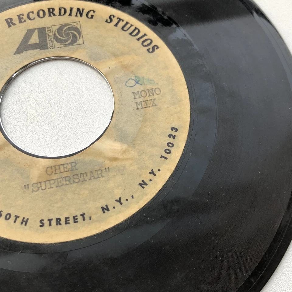 ACETATE Cher - Superstar 7” Vinyl Acetate 1970 Atlantic. RARE! Foto 3 de 4