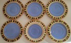 Vintage Set of 6 Della Robbia-Style Italian  Demitasse Cups and Saucers. — photo 5