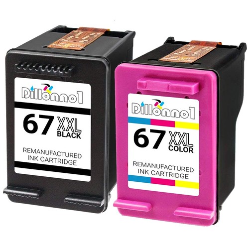 Printer Ink Cartridge for HP 67XXL fits ENVY 6055 6455 6058 6075 6452
