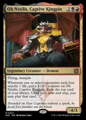 Ob Nixilis, Captive Kingpin ~ March of the Machine: The Aftermath [ NM] [ MTG]