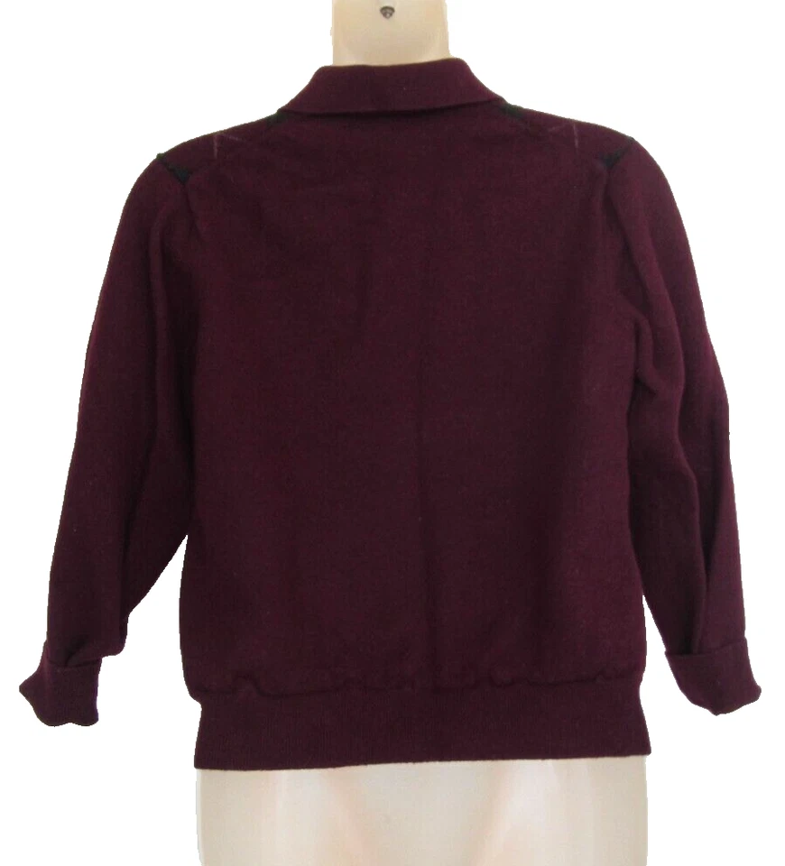 Vintage 90s Brooks Brothers 100% Merino Wool Argyle Sweater XS/S - Image 2 of 3