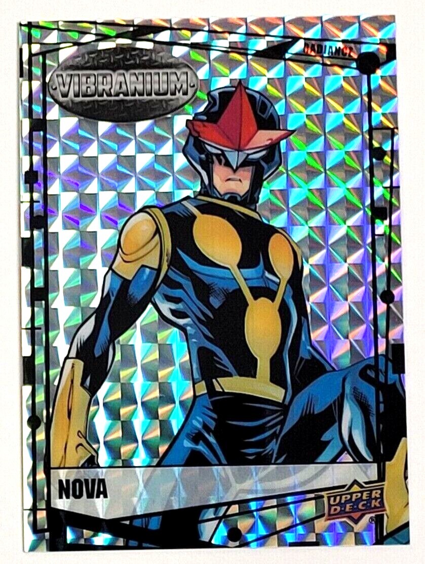2015 MARVEL VIBRANIUM - NOVA - RADIANCE #D 41/50 UPPER DECK MCU