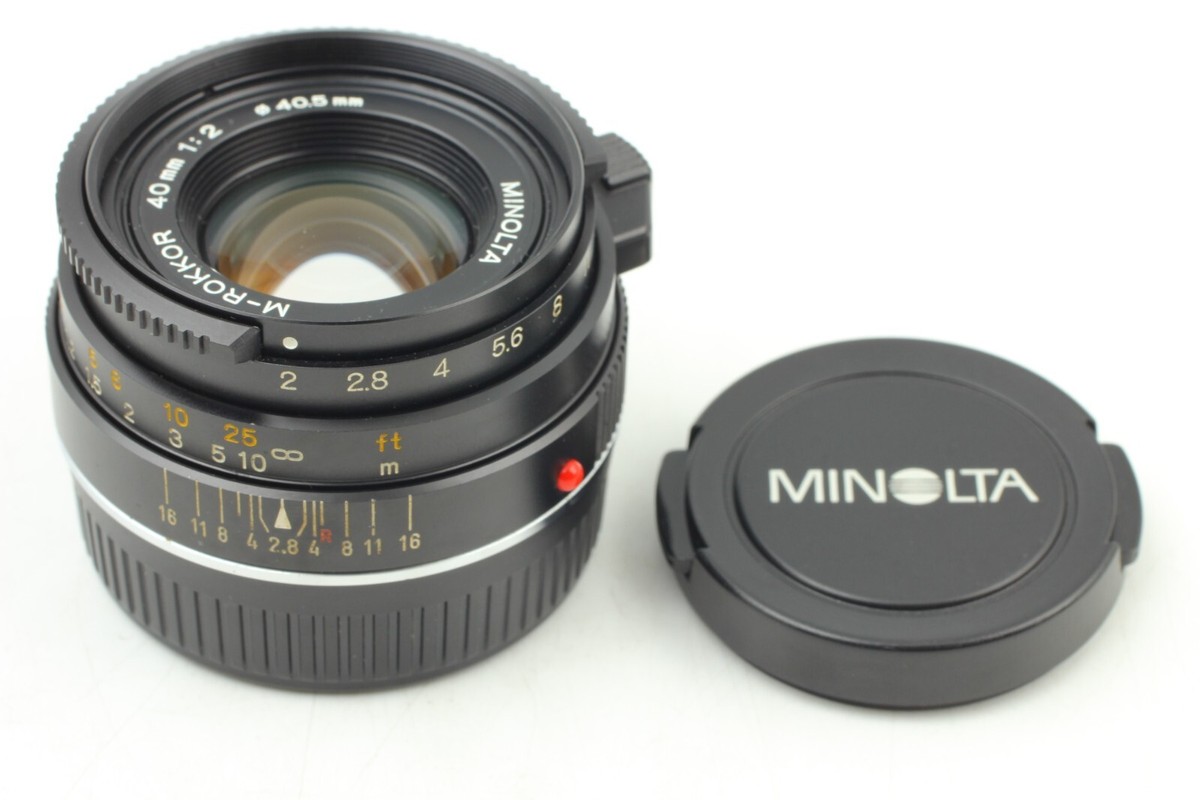 MINOLTA Mロッコール　M40mm F2 (CL用) 標準】MINOLTA M-ROKKOR 40mm F2 外観レビュー | 収差Love
