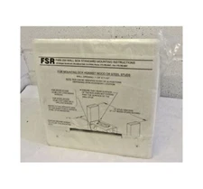 FSR PWB-200-WT TV / Flat Panel Display Wall Box w/ 6 IPS and 2 AC / Gang, White