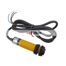 E18-R2NK DC10-30V 200 mA Retroreflective Photoelectric Switch wReflectorPanel✦Kd