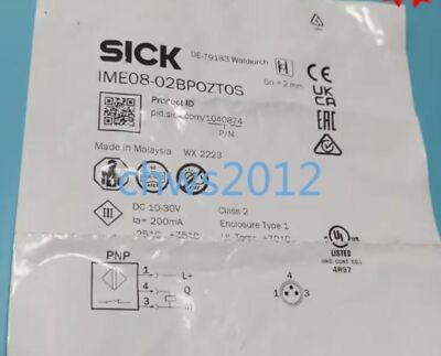 NEW LISTING1 PCS Brand   IME08-02BPOZTOS Sensor IME08-02BPOZT0S 1040874 #T7