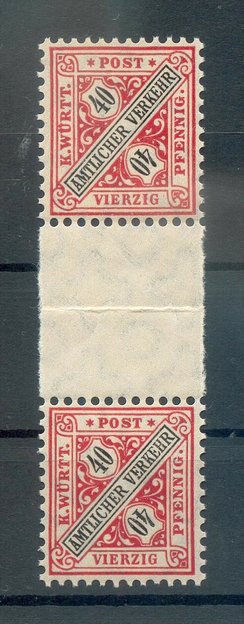 Württemberg 234ZS Luxury** MNH Mint Never Hinged (72931)