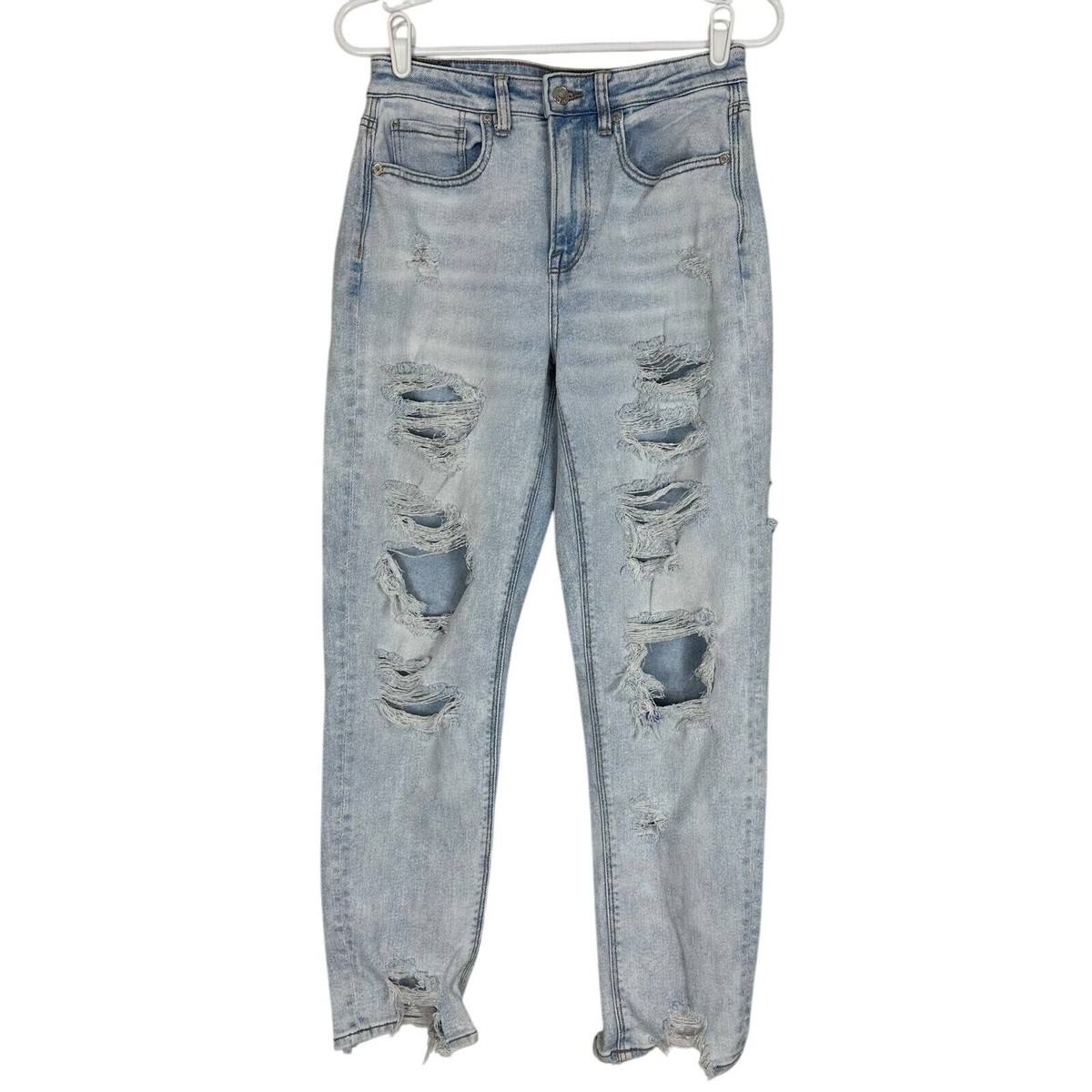 American Eagle Distressed Mom Jeans Size