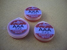 3 x Dinsmore Refil Tubs.Size AAA. Super Soft Shot.