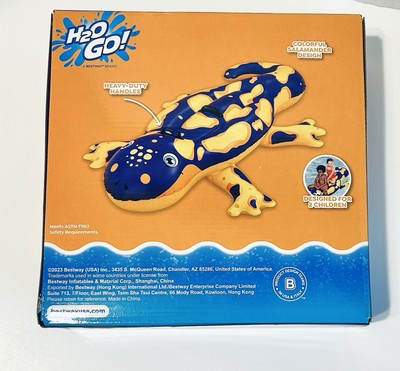 H2O Go Pool Float Splashin  Salamander Ride-on Heavy Duty Handles