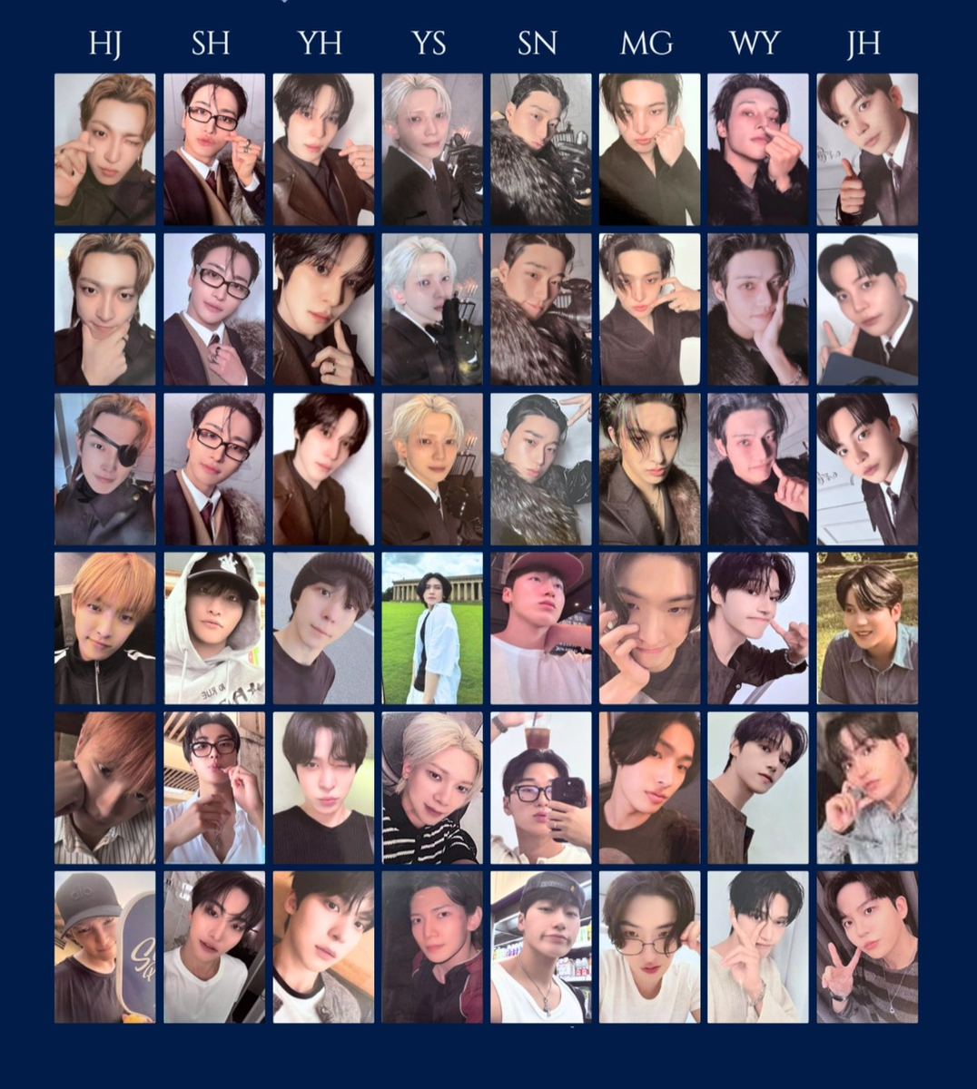 ATEEZ Golden Hour: Part 4 Official Photocard KPOP Hong Joong Seong