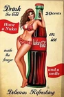 Coca Cola Coke Soda Pop Retro Vintage Metal Sign 8x12in Advertising Ad 116
