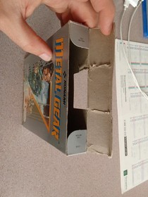 METAL GEAR COMPLET BO&Icirc;TE NOTICE (FRA) NINTENDO NES PAL B EEC CIB OVP - Bon &eacute;tat