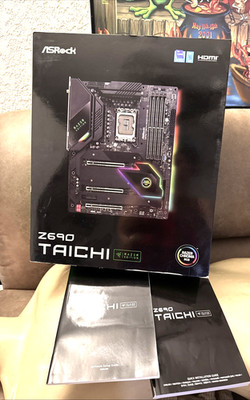 ASRock Z690 EMPTY BOX & MANUALS  ONLY  JUST THE BOX