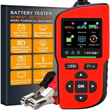 BT90 PRO QR Report 2-360Ah Battery Tester 30-3800 CCA 6V/12V/24V