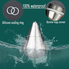 Titanium Small Pill Case with Keychain, Waterproof Pill Holder Container, Por...