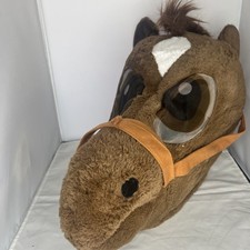 Dan Dee Big Greeter Plush Large Brown Horse Mascot Costume Mask Halloween