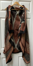 Boho Southwestern Aztec Shawl Wrap Blanket Scarf Poncho