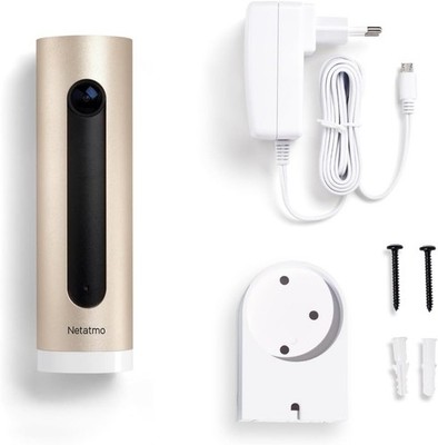 D13 Netatmo Smarte Überwachungskamera Innen mit Wandhalterung, Wlan, Full HD