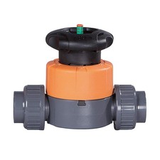 GEORG FISCHER 161514633 Diaphragm Valve,2-Way,3/4 In,Socket/Thrd 33Z906