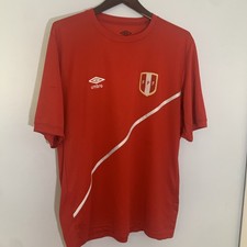 Umbro Peru National Men's 2018 FIFA World Cup Team Jersey Adult Size XXL READ