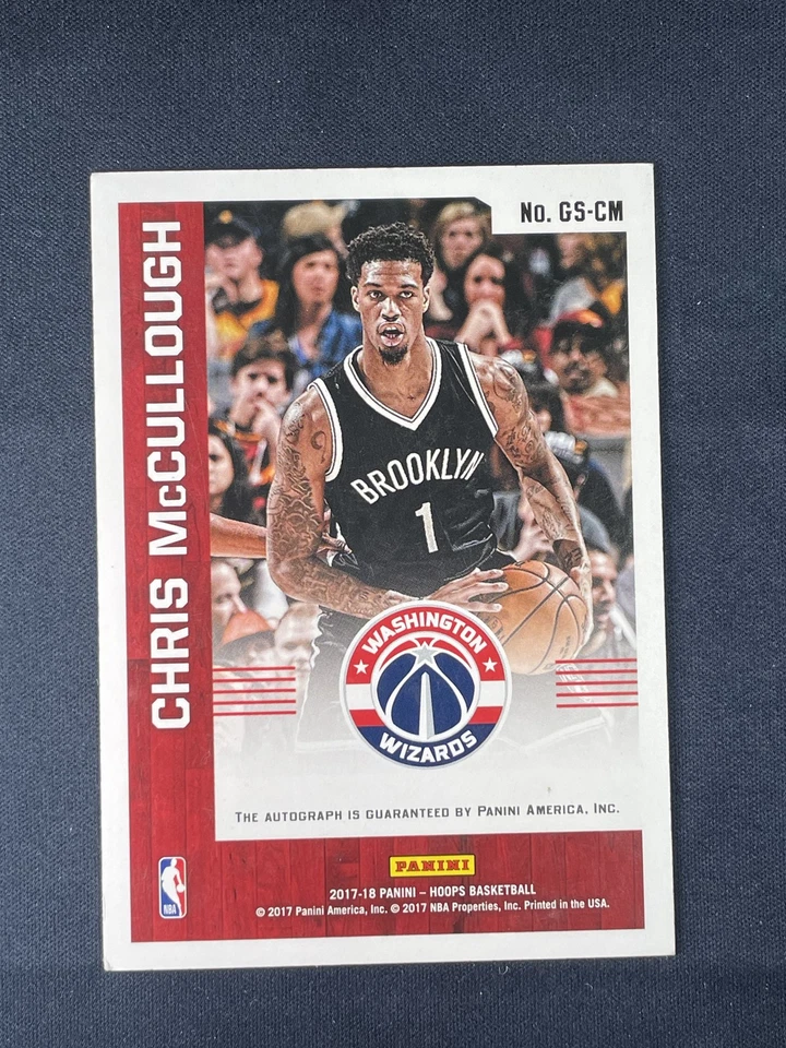 2017-18 Hoops #GS-CM Chris McCullough Great SIGnificance - Image 2 of 2