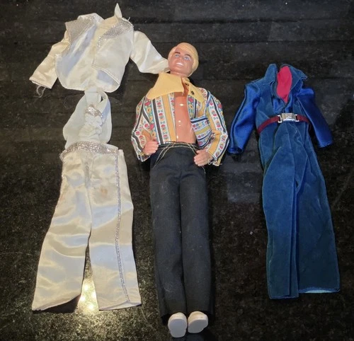 Vintage Ken Barbie Doll, Vintage Outfits Ken Is In Very Good Condition