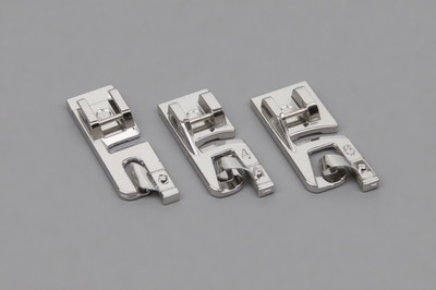 Rollsaumfuß Säumer Set 3 + 4 + 6mm für Singer, AEG, W6, Medion, Pfaff, Brother