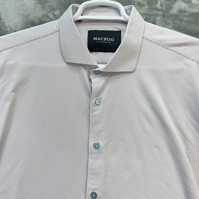 Maceoo Shirt Men's size 7 3XL Einstein Miami purple performance 4 way stretch
