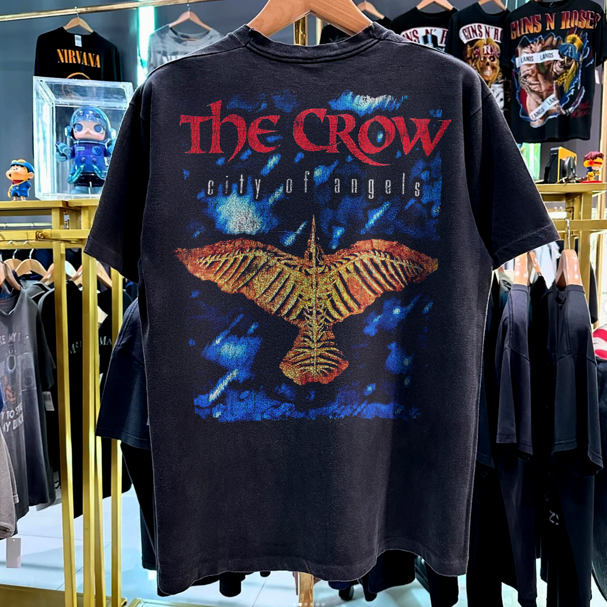 96 The Crow City Of Angels Classic T-Shirt Black XL | eBay
