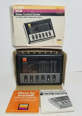 Gemini Cable VCR Video Control Center SC1500 Home Components NIB 6 Input 