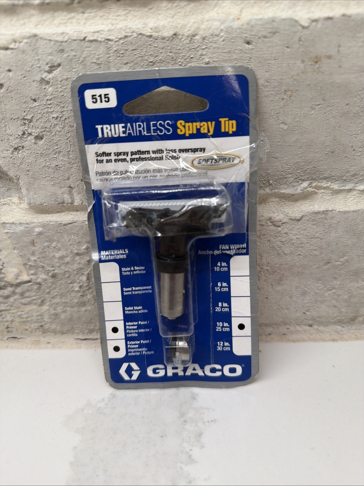 Gun Airless Spray Tip - Open Box / Return Item