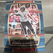 2022 Panini Select Draft Picks Concourse Patrick Mahomes II #26 Texas Tech