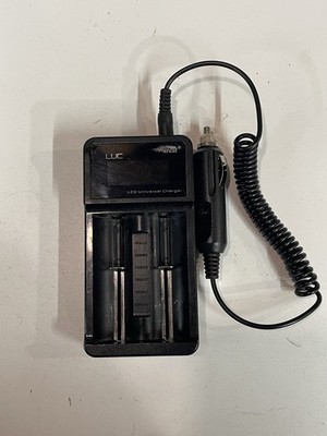 Efest Luc V2 Li-Ion Battery Charger with Car Adapter Used