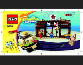 LEGO 3833 SpongeBob Square Pants Krusty Krab Adventures (NO Instructions or Box)