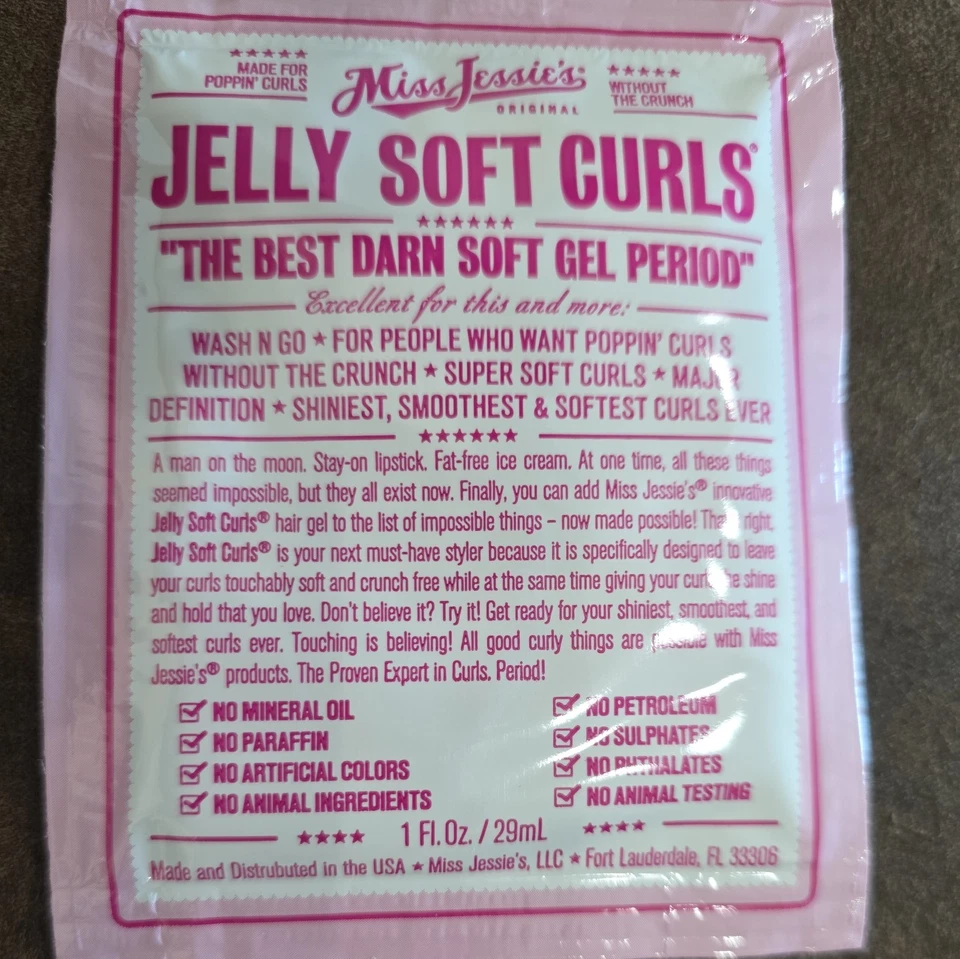 Miss Jessies Jelly Soft Curls by Miss Jessies Hair Gel 1 Oz Gel Ea Lot of 4 - Image 2 of 4