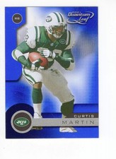 2001 Quantum Leaf Curtis Martin (HOF) #129 NY Jets Free Shipping