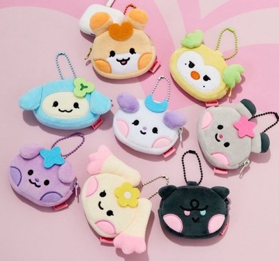 ATEEZ FACE MINI POUCH PRESS START Enter the Mighteez LINEFRIENDS