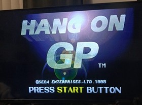 Hang-On GP (Sega Saturn, 1995) Complete Mint with Manual and Registration Card