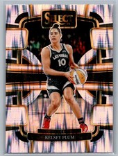 2024 Panini Select WNBA #75 Kelsey Plum Prizms Silver Flash