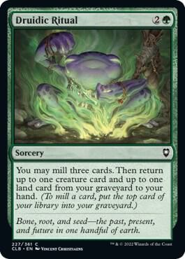 Druidic Ritual Commander Legends: Battle for Baldur's Gate NM 227