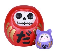 SUMMIT COLLECTION Furrybones Daruma Signature Skeleton,Sculptures  Figurines