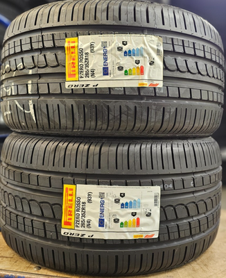2X PIRELLI ROSSO 265/35 ZR18 93Y P ZERO PORSCHE N4 UHP TYRES 265
