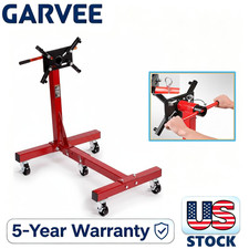 Rotating Engine Stand 1650lbs Motor Hoist Dolly With 360 Adjustable Head